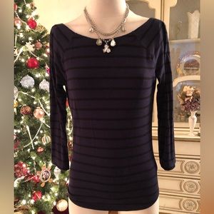 Juicy Couture great condition purple/black striped top size S
